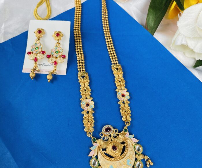 Pushpak Long Necklace AJP2024-223