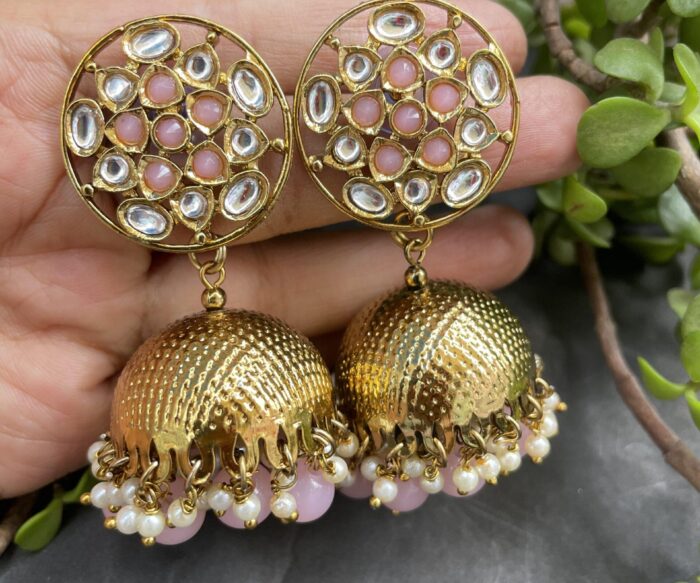 Super Light Weight Kundan Earrings AJP2023-144