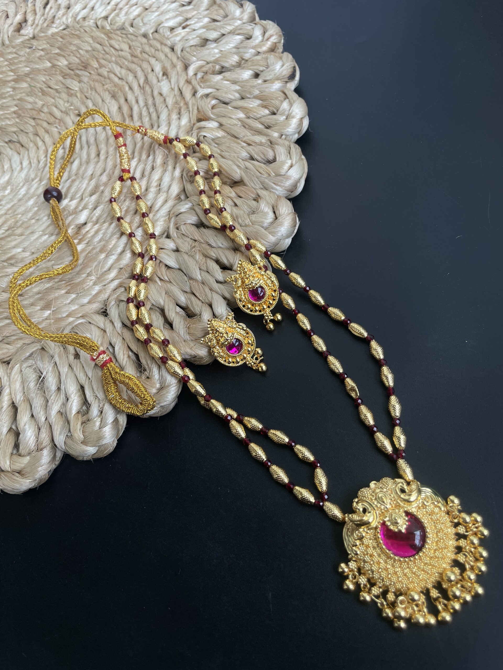 Long Haar With Necklace AJP2026-99 - Image 2
