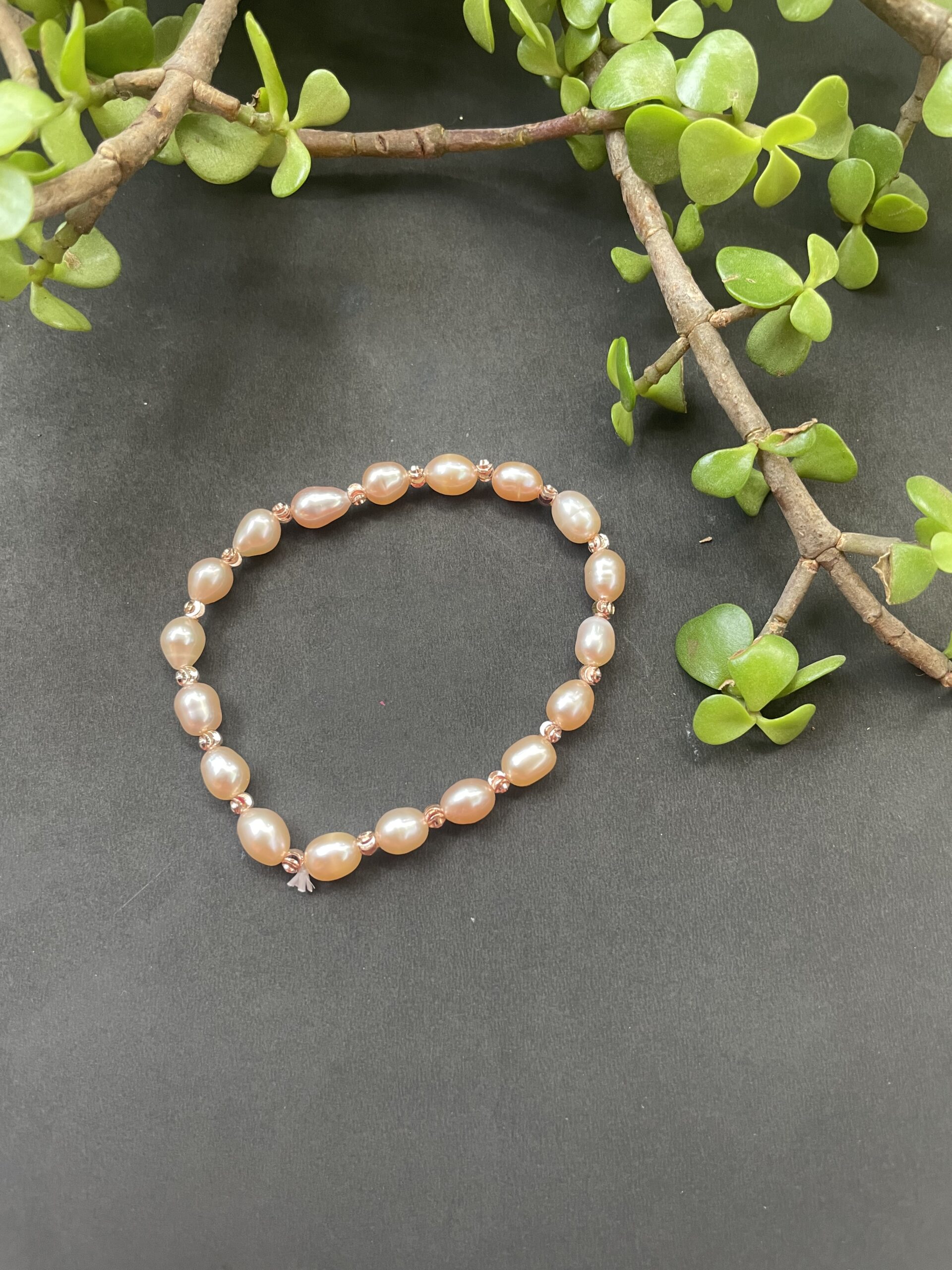 Natural Freshwater Pearls Bracelete AJP2023-50