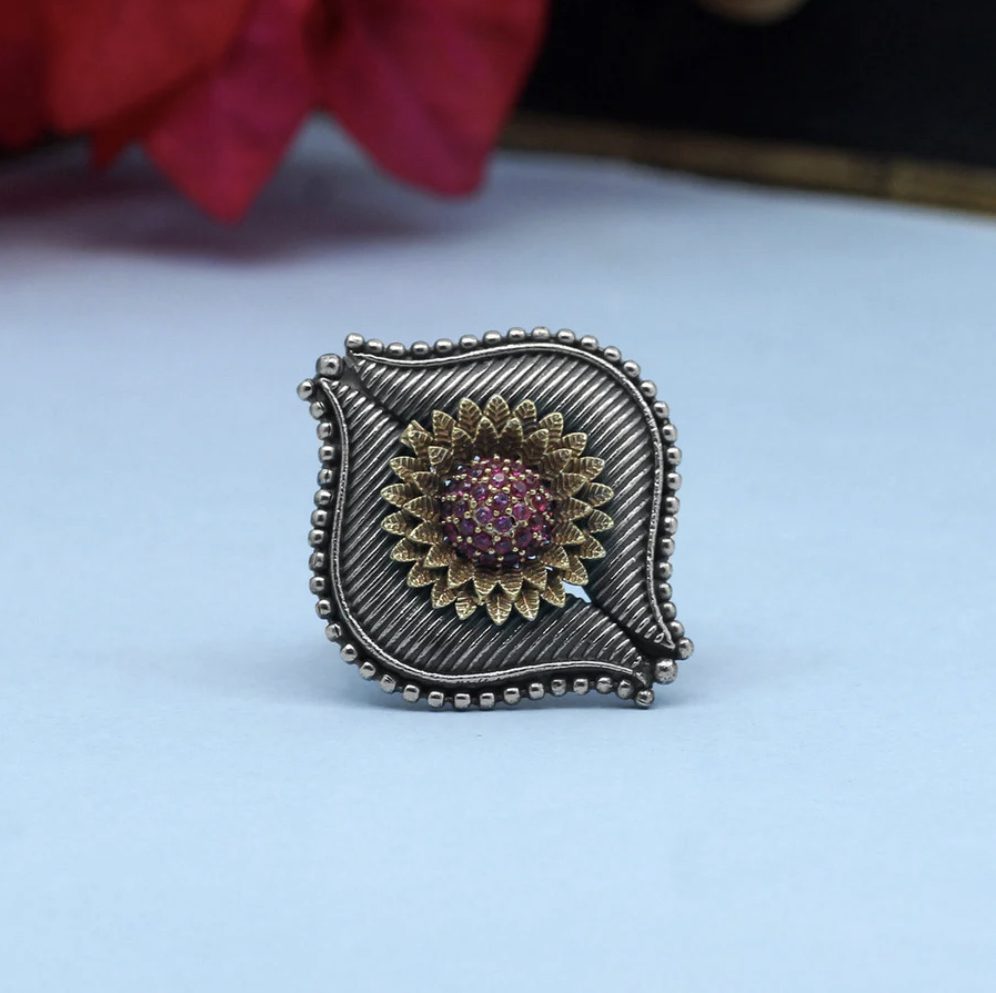 Rani Color Premium Oxidised Rings AJP2023-24 - Image 2