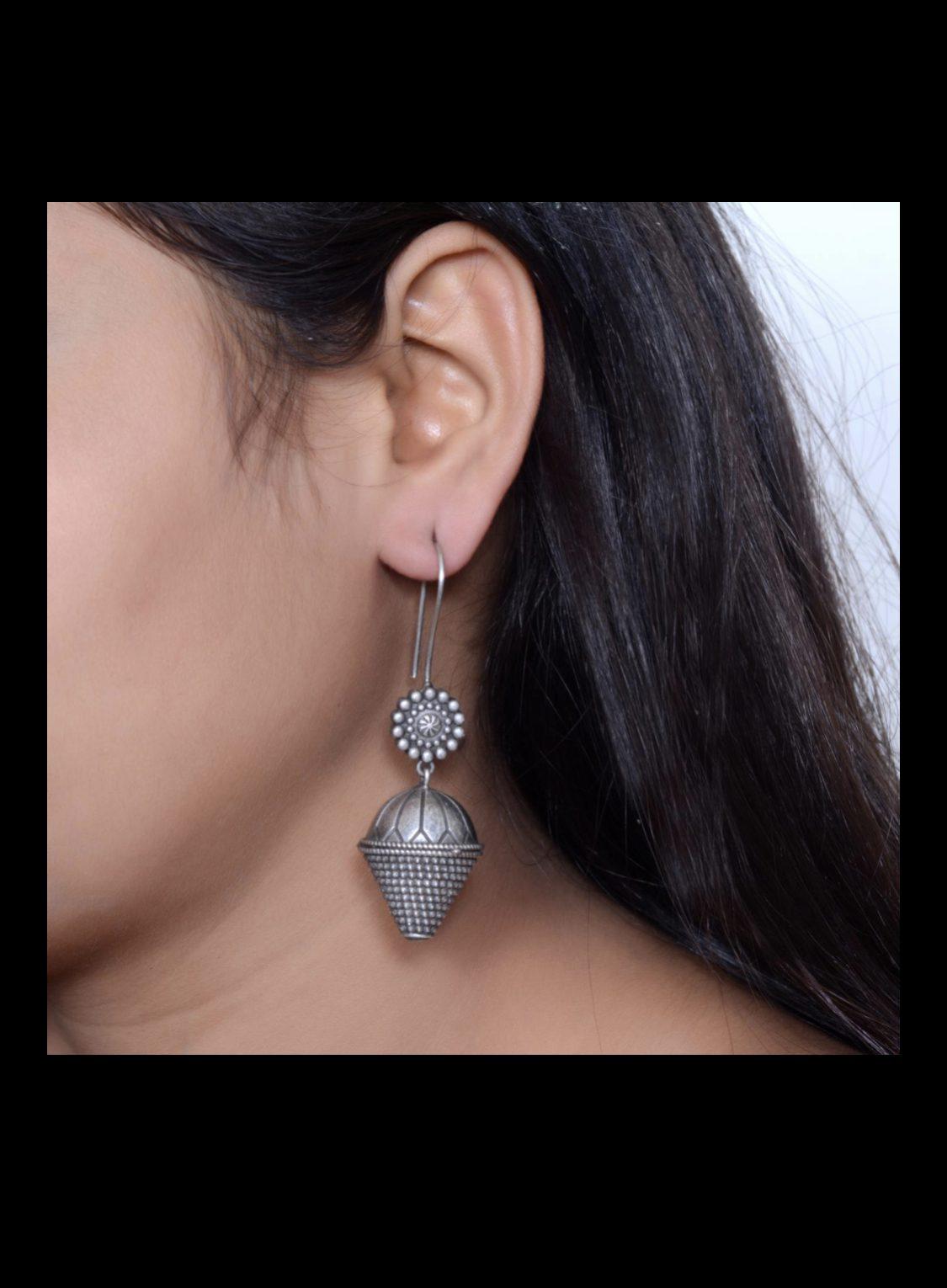 Shanku Style Oxidised Earrings AJP2023-90