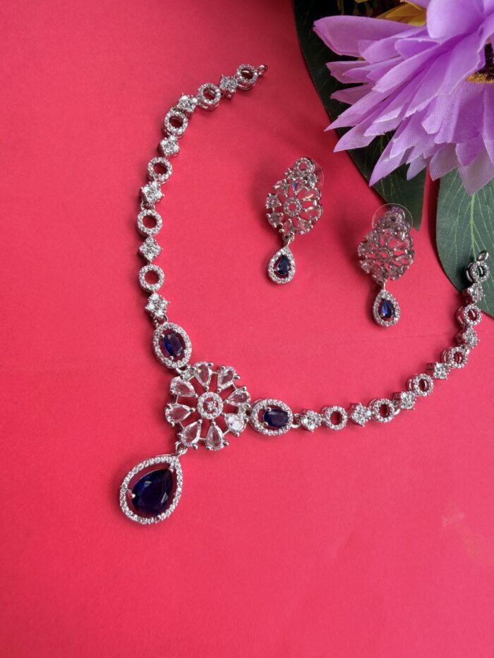 AD Stone Necklace With EaringsAJP2026-917