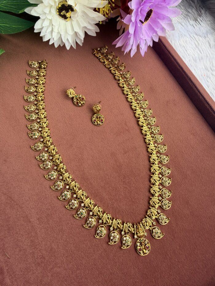 Long Necklace With EaringsAJP2026-914