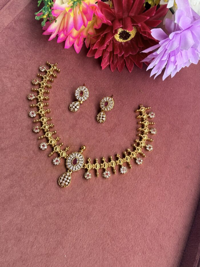 Traditional Necklace With Earrings AJP2026-1002