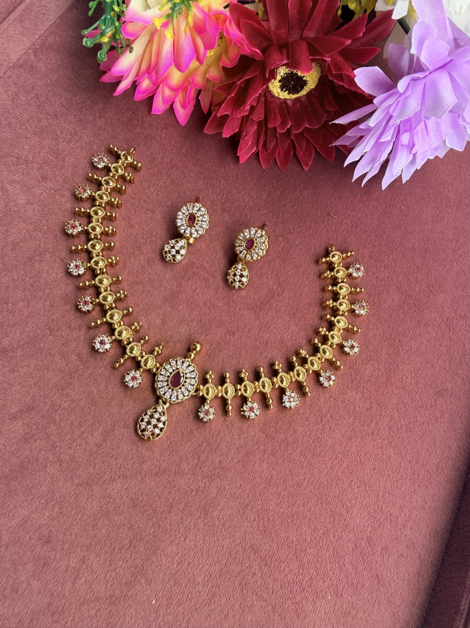 Traditional Necklace With Earrings AJP2026-1002