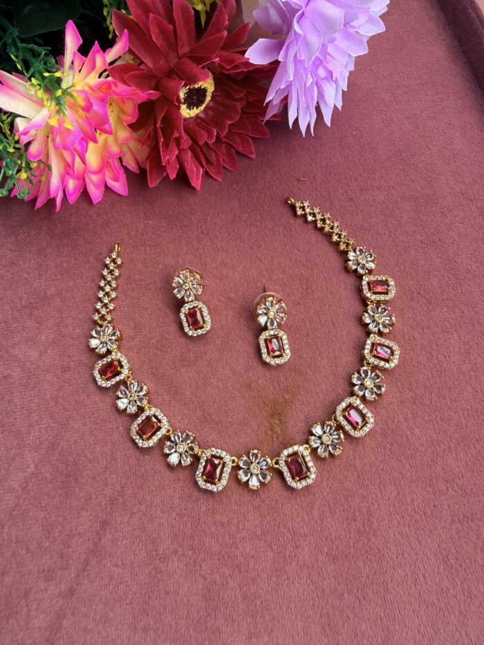 AD Stone Necklace Necklace AJP2026-1001
