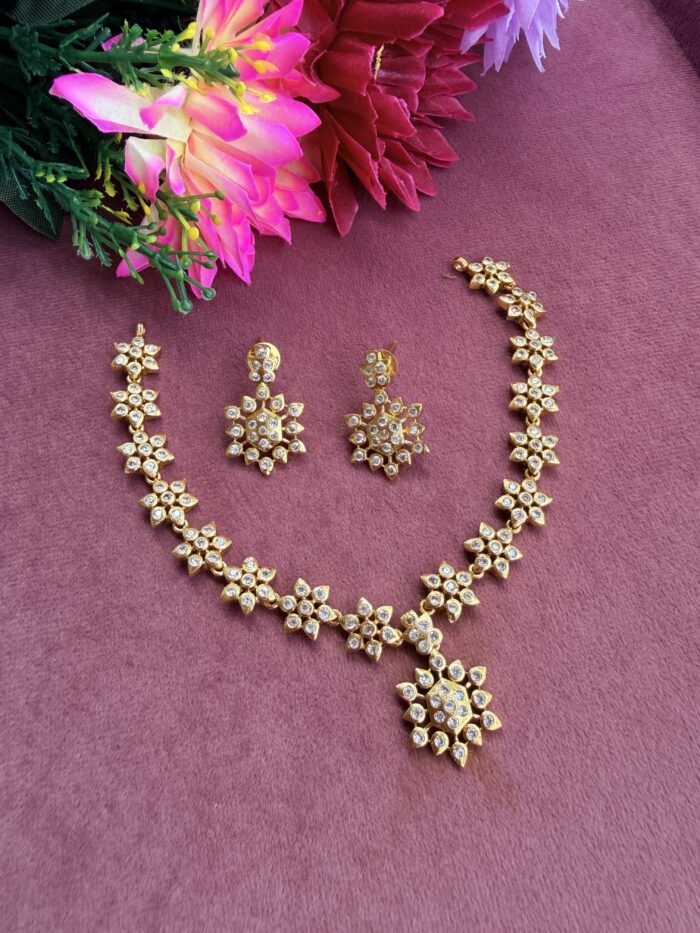 Short Necklace With EaringsAJP2026-936