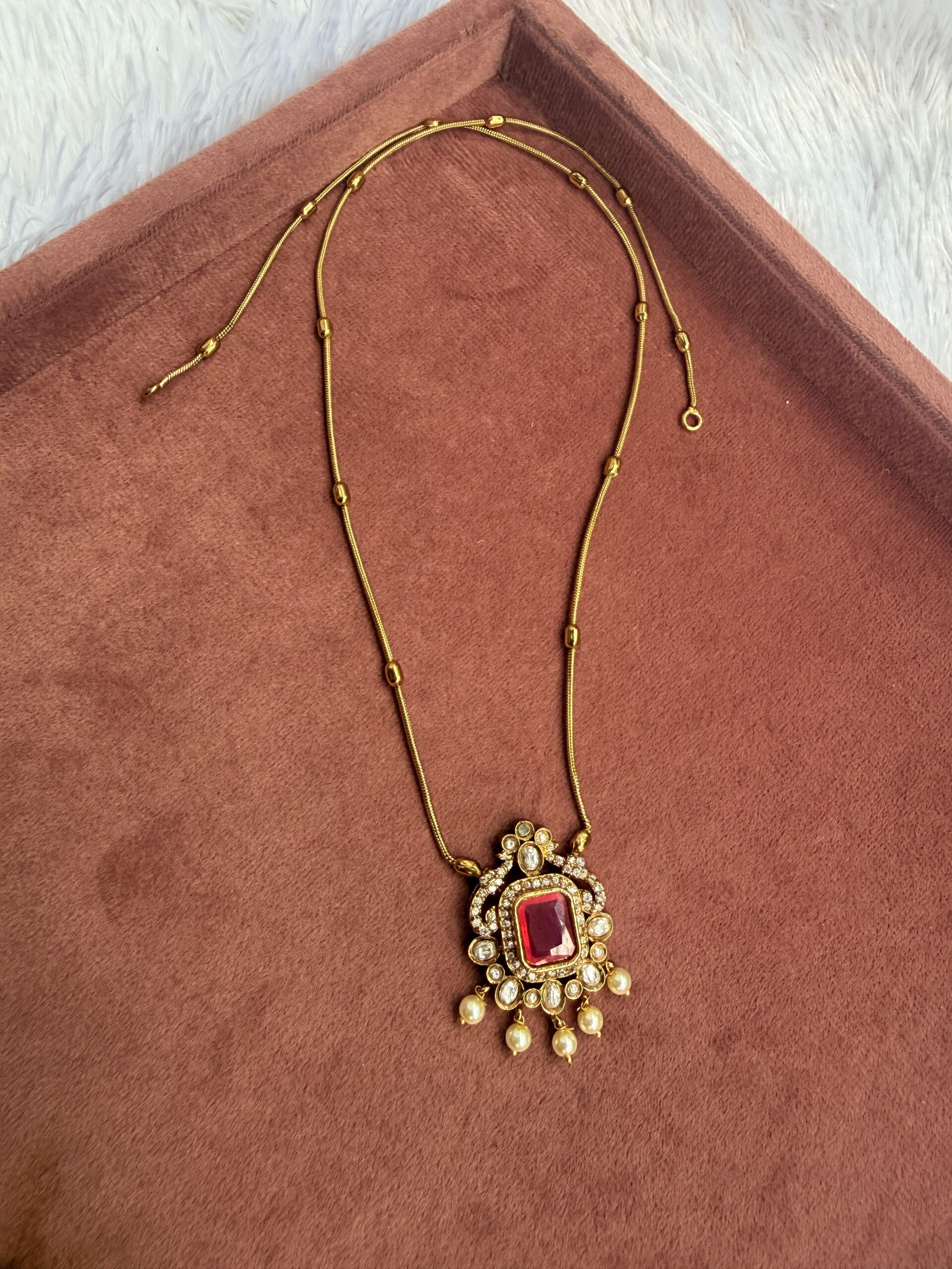 Chain Necklace With EaringsAJP2026-1018 - Image 3