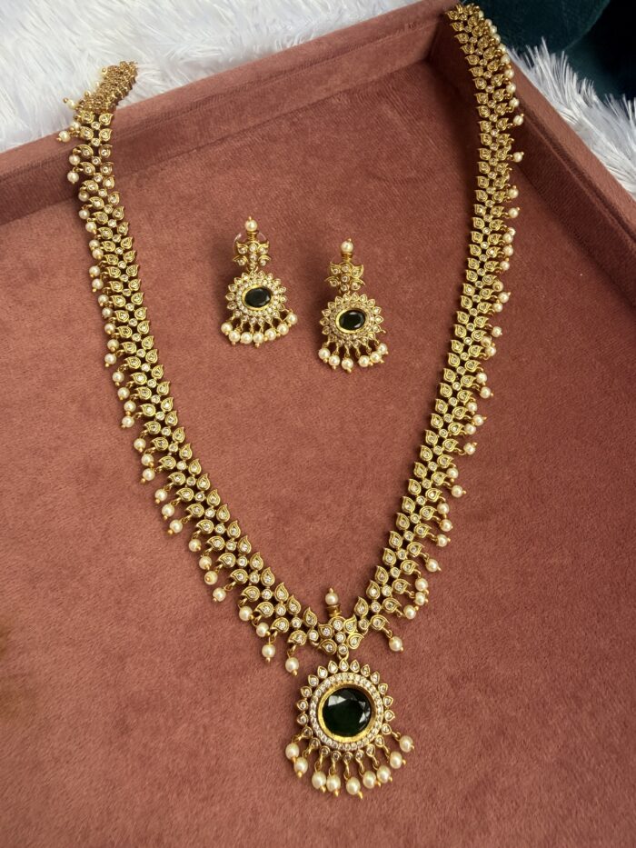 Long Necklace With EaringsAJP2026-1017