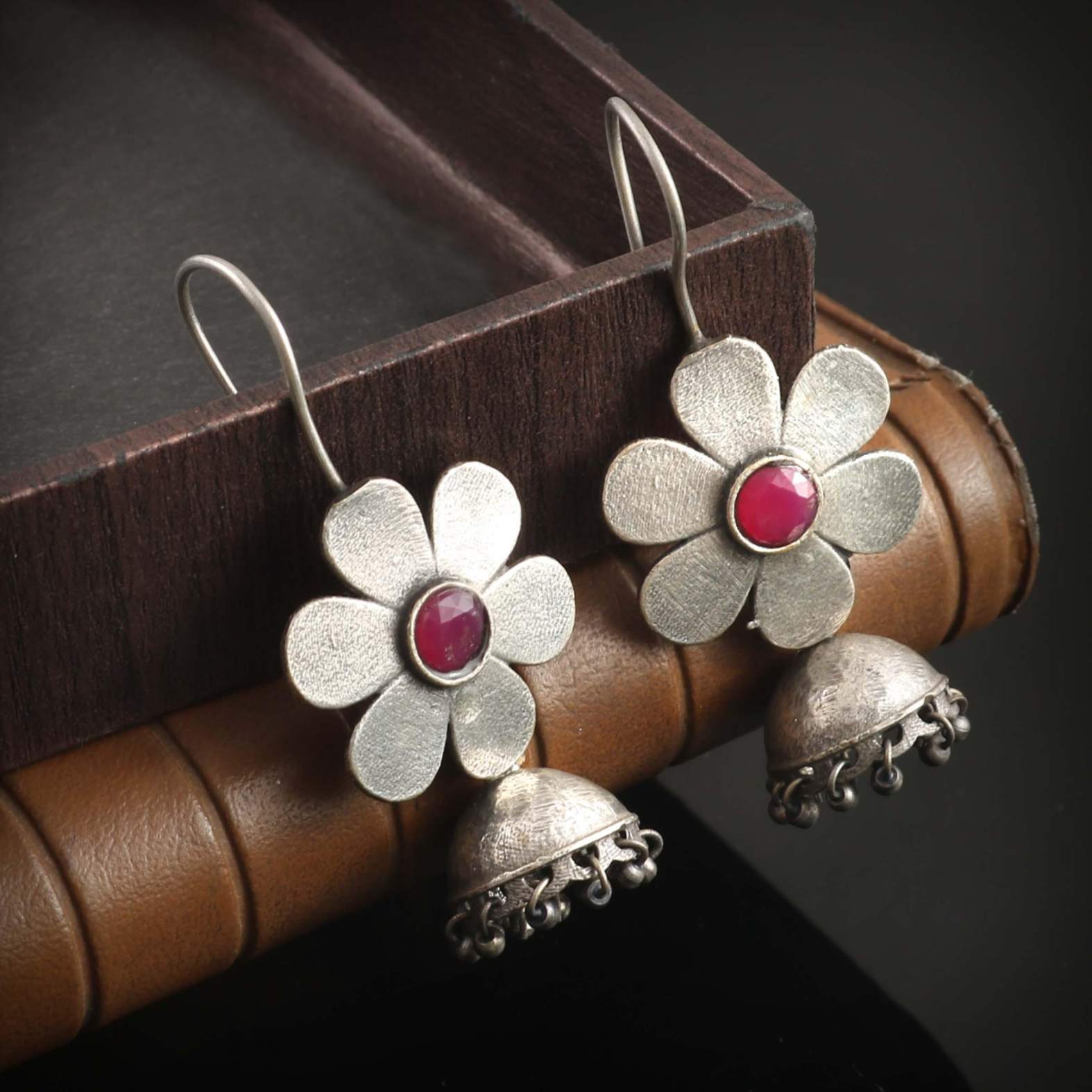 Oxidised Earrings AJP2026-07 - Image 2