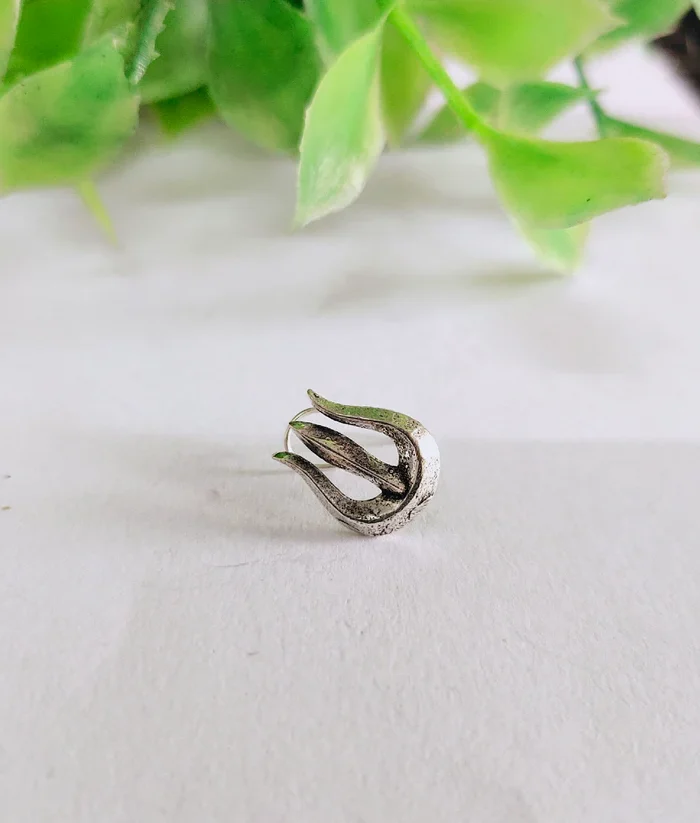 Oxidised Nose Pin AJP2026-69