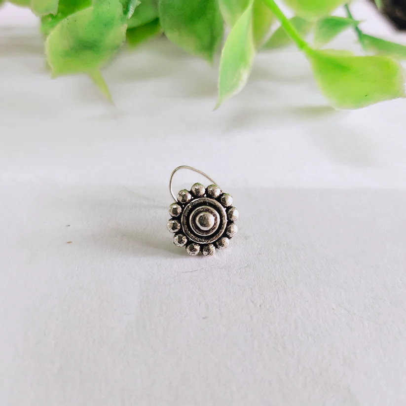 Oxidised Nose Pin AJP2026-70