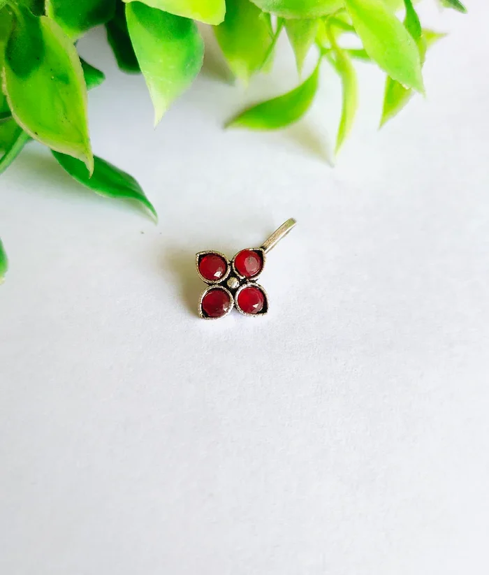 Oxidised Nose Pin AJP2026-66