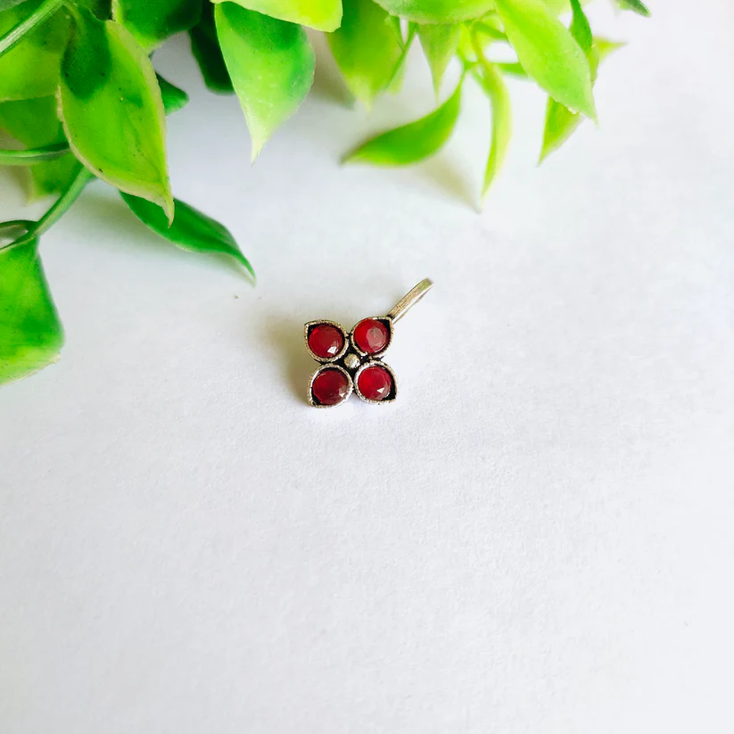 Oxidised Nose Pin AJP2026-66