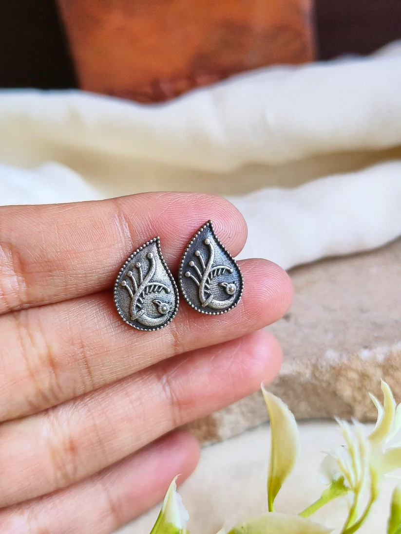 Oxidised Earrings AJP2026-81 - Image 2