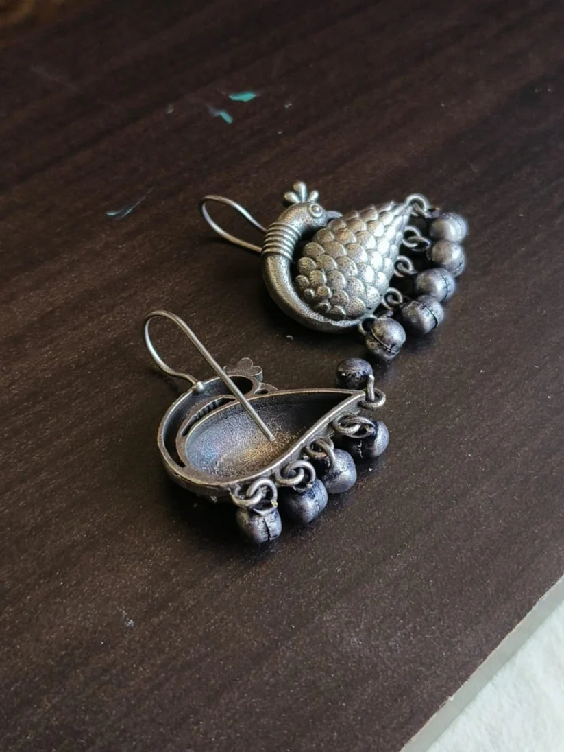 Oxidised Earrings AJP2026-54 - Image 2