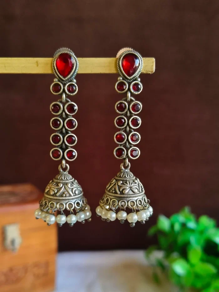 Oxidised Earrings AJP2026-35