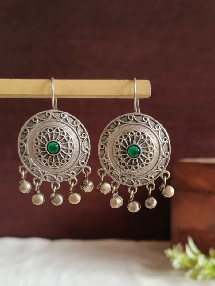 Oxidised Hook Earrings AJP26026-26