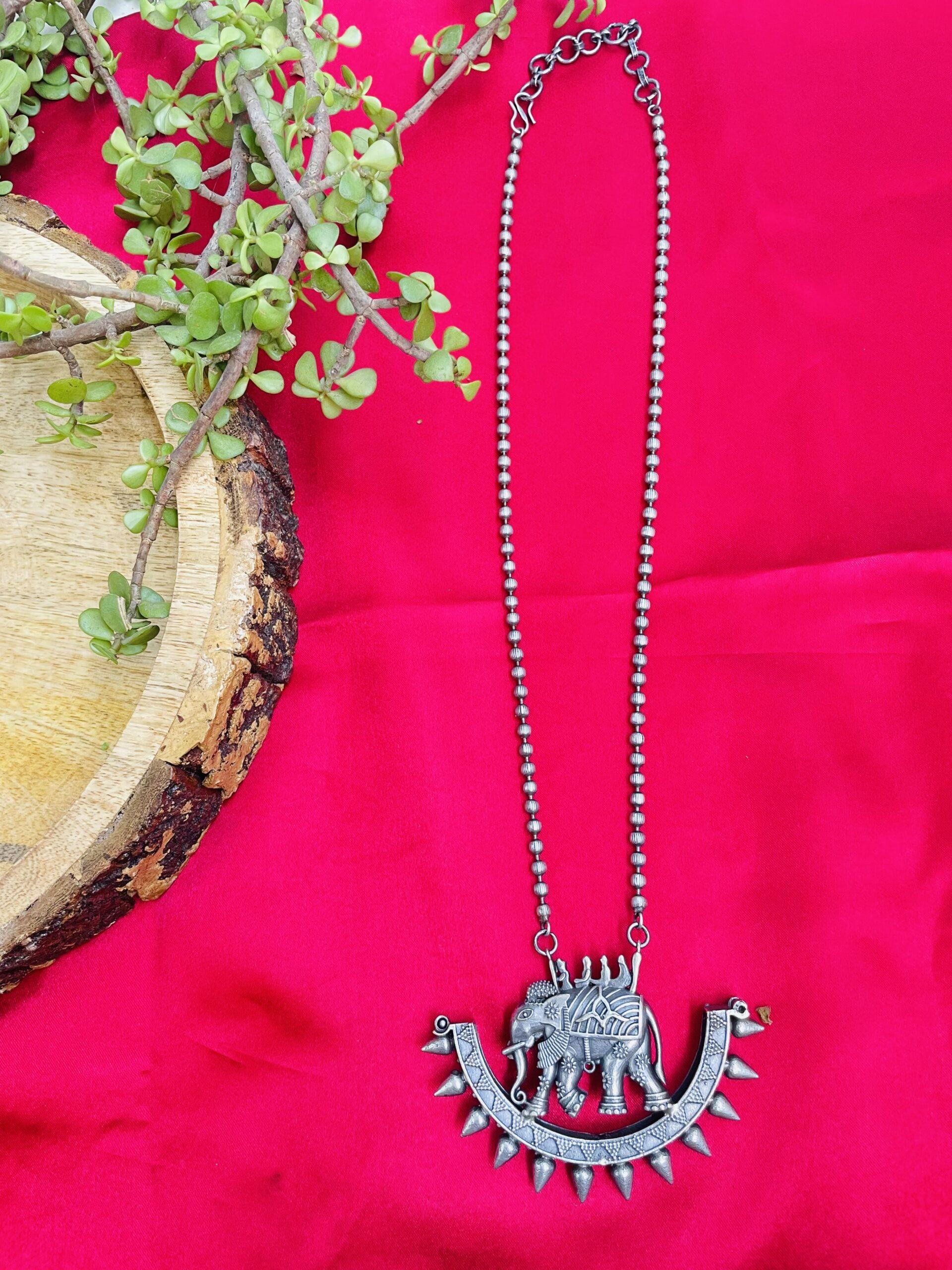 Elephant Pendant Chain Necklace AJP2023-123 - Image 2