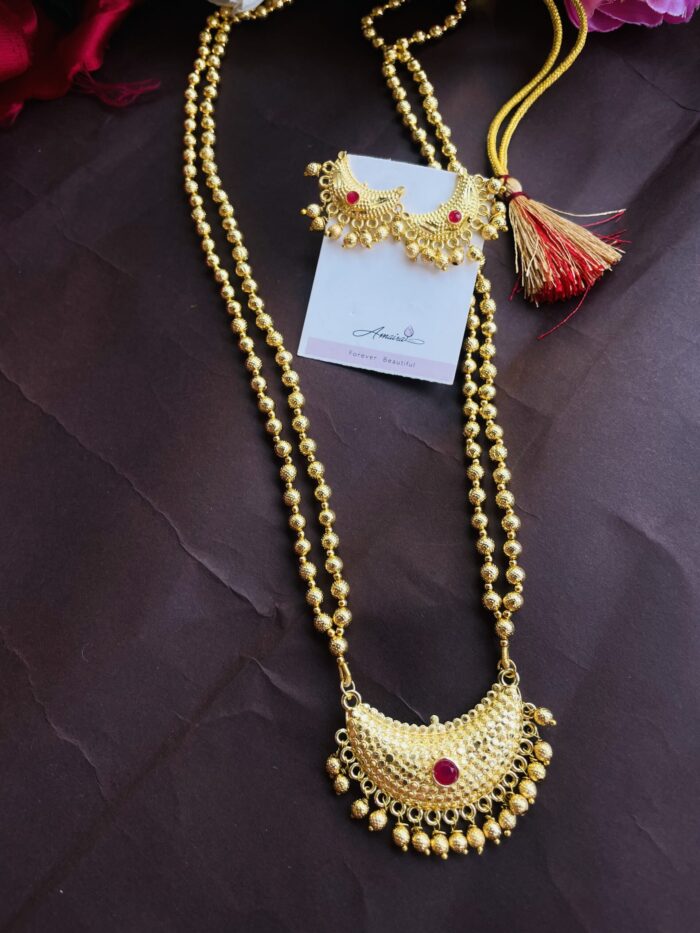 Chandrakor Maala With Earrings AJP2024-37
