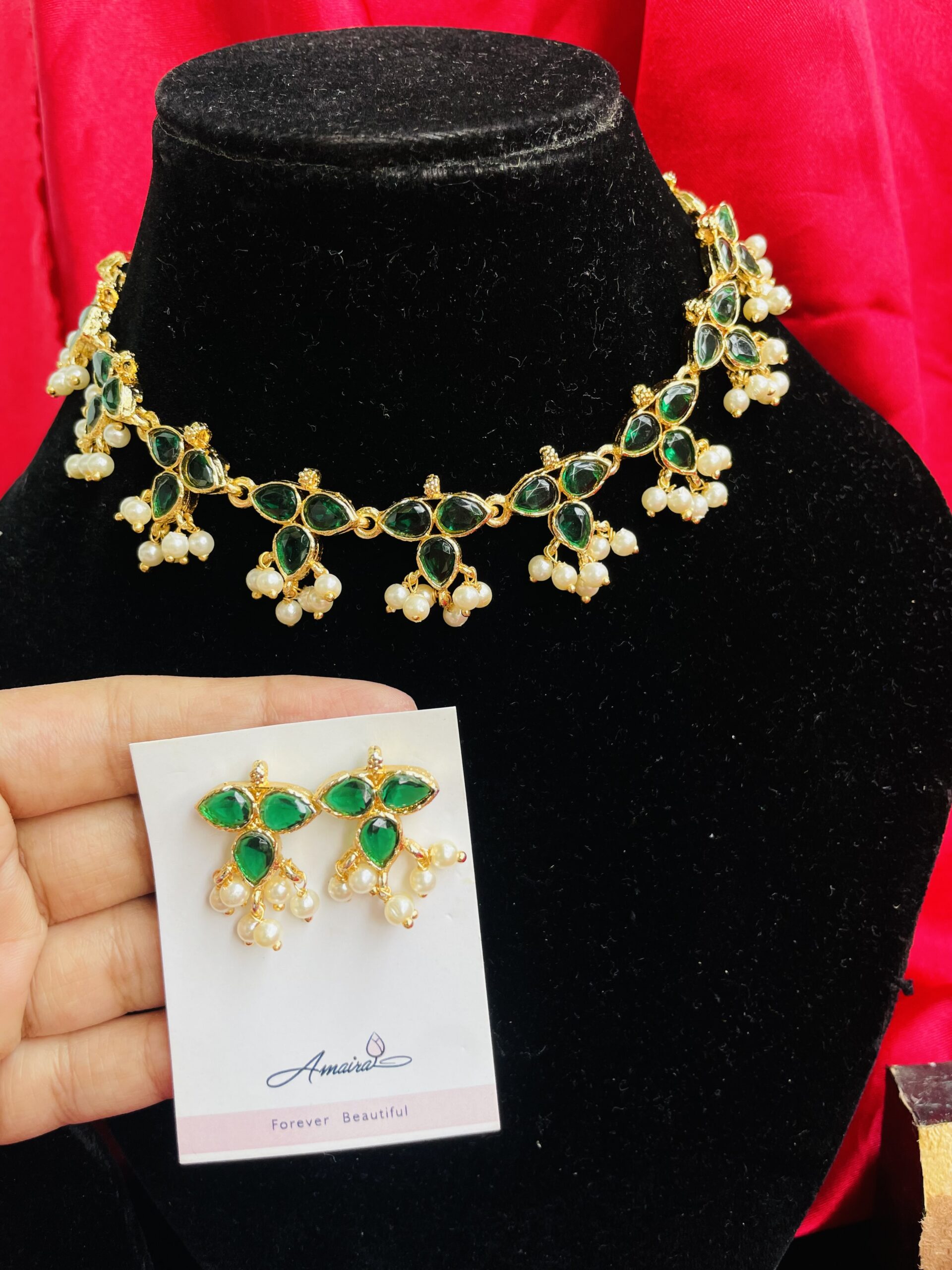Bagicha Necklace With Earrings AJP2023-298 - Image 2