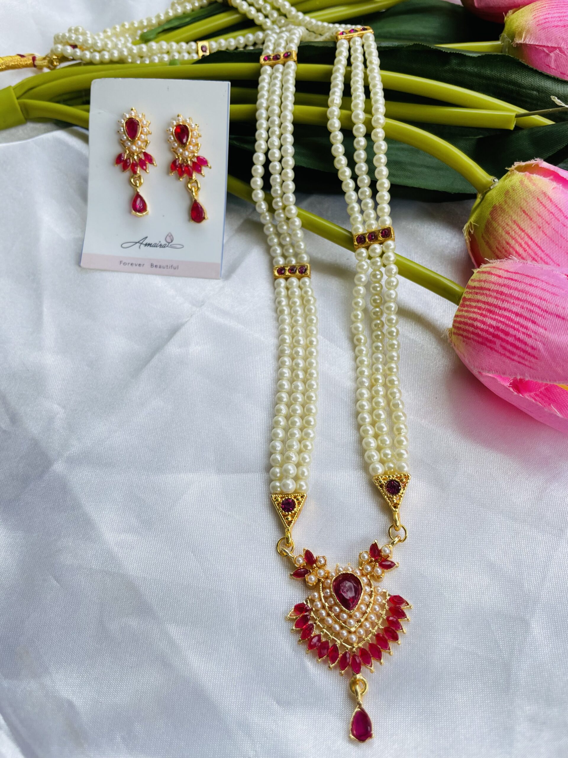 Maharani Tanmani With Earrings AJP2024-43 - Image 2