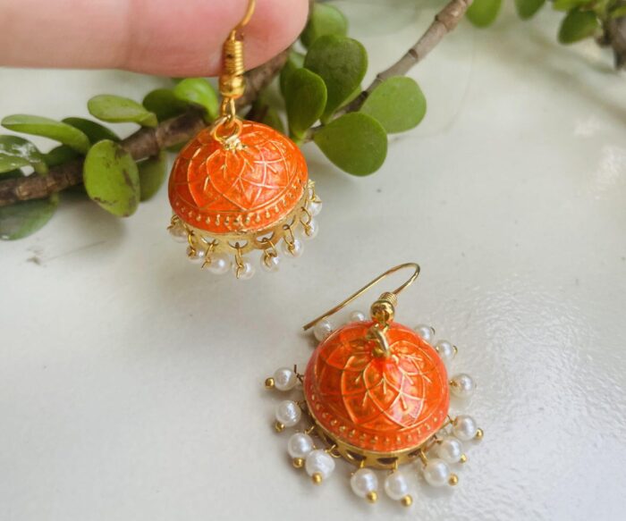 Mini Small Meenakari Jhumkas AJP2023-167