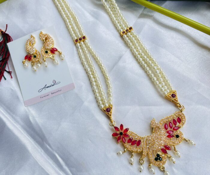Morpankhi Tanmani With Earrings AJP2024-42