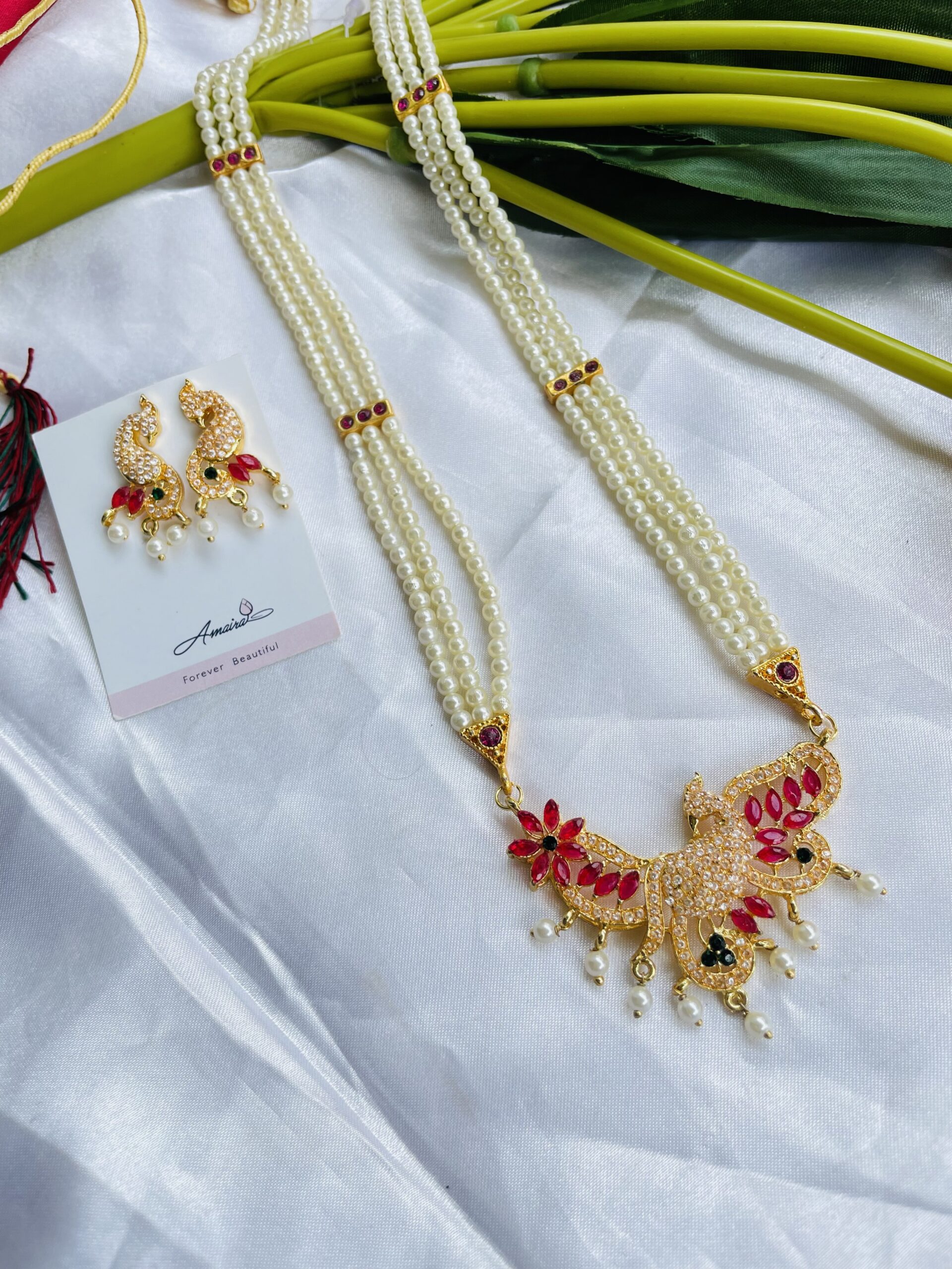 Morpankhi Tanmani With Earrings AJP2024-42