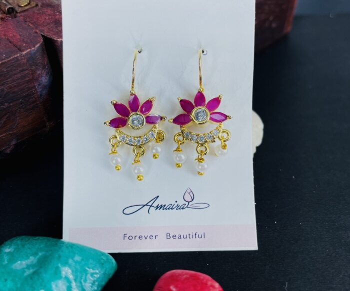 Floral Shaped Bugadi Earrings AJP2023-214