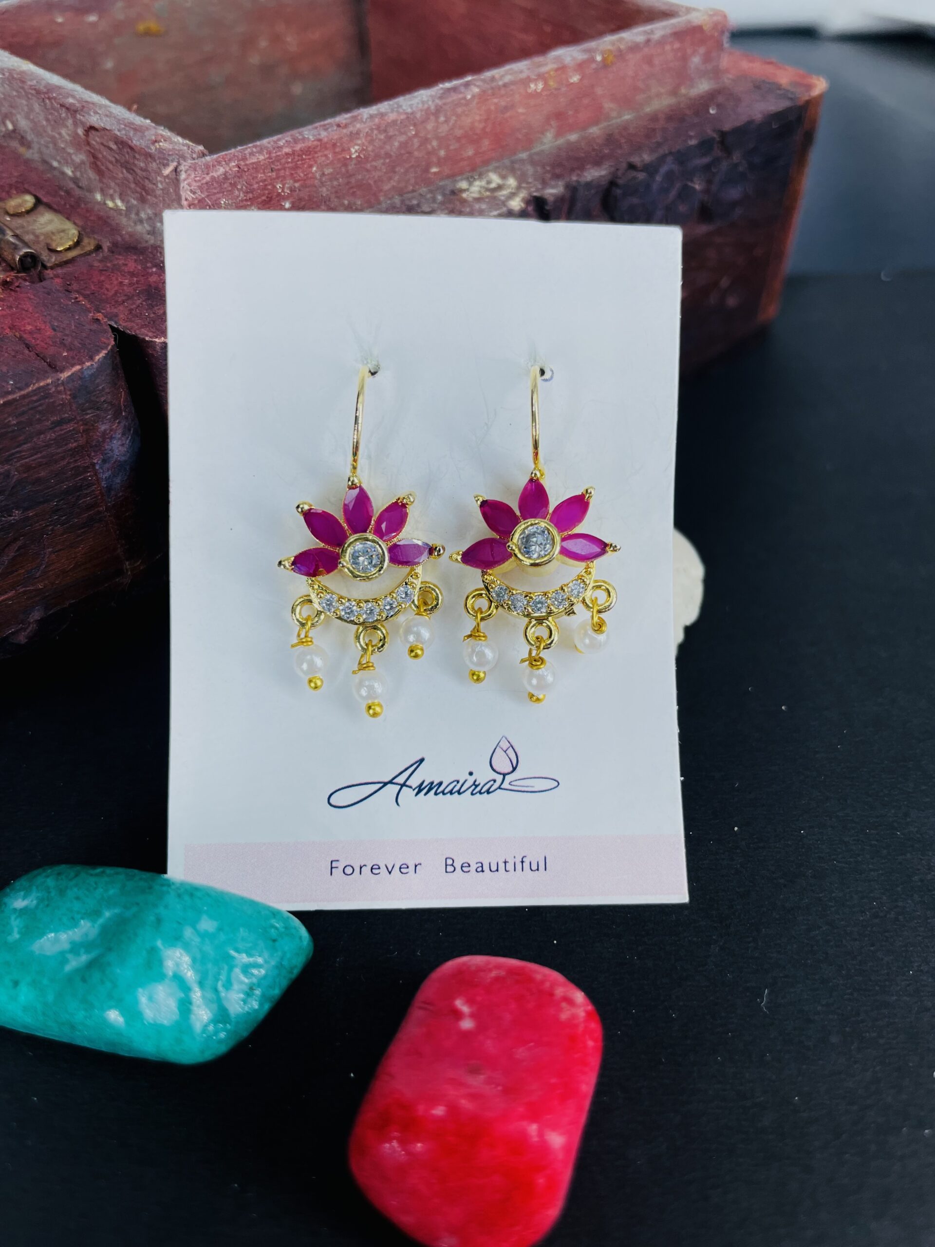Floral Shaped Bugadi Earrings AJP2023-214