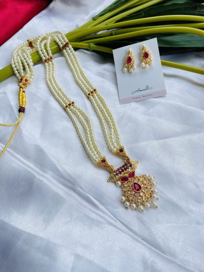 Rajkala Tanmani With Earrings AJP2024-41