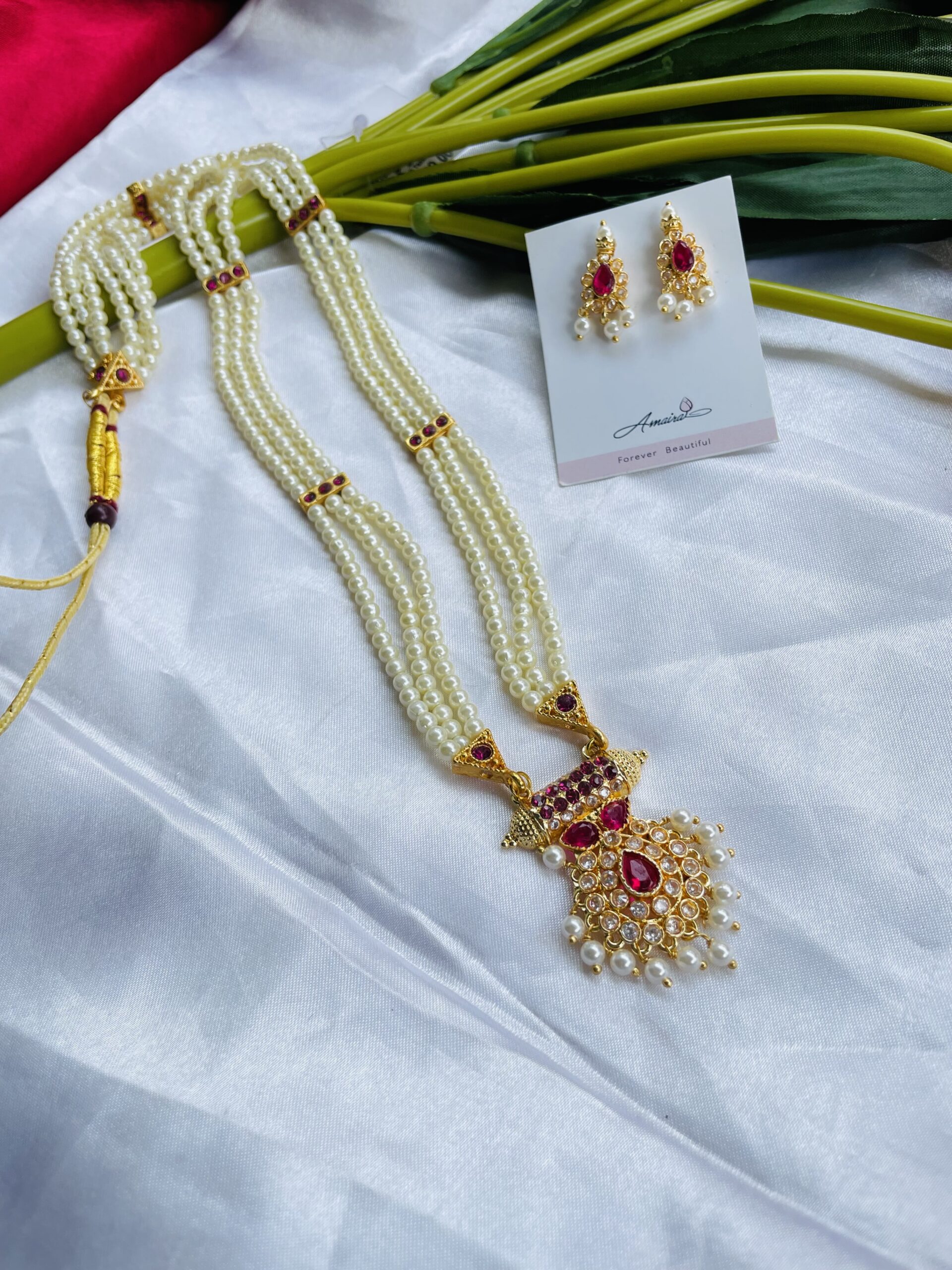 Rajkala Tanmani With Earrings AJP2024-41