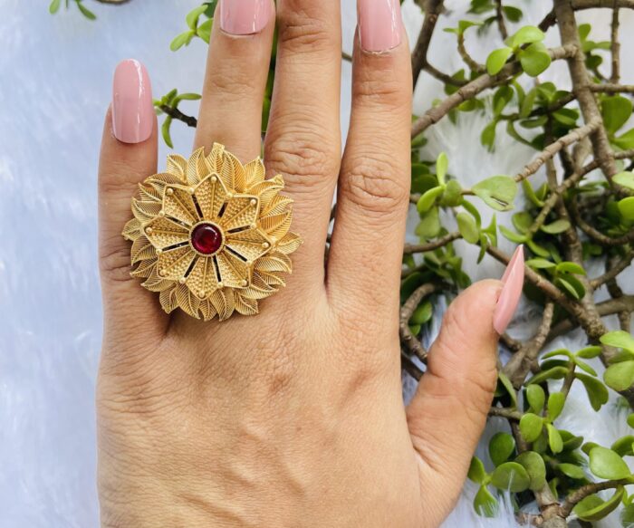 Floral Finger Ring AJP2023-341