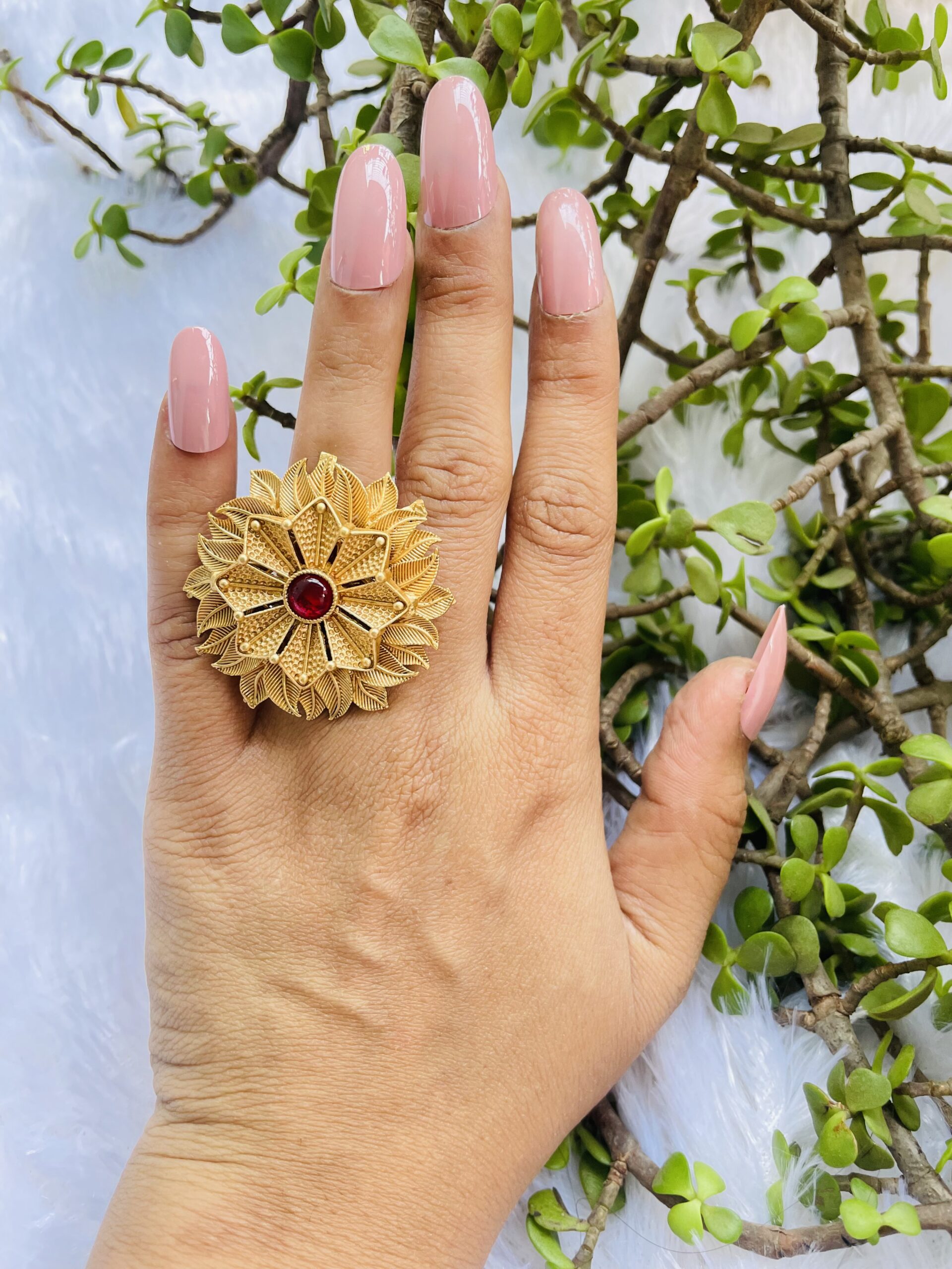 Floral Finger Ring AJP2023-341