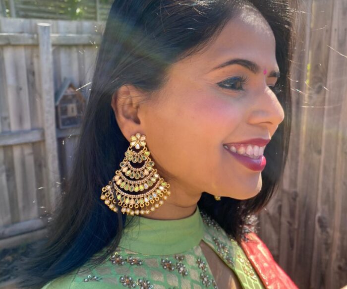 MIRROR EARRINGS AJP2022-25