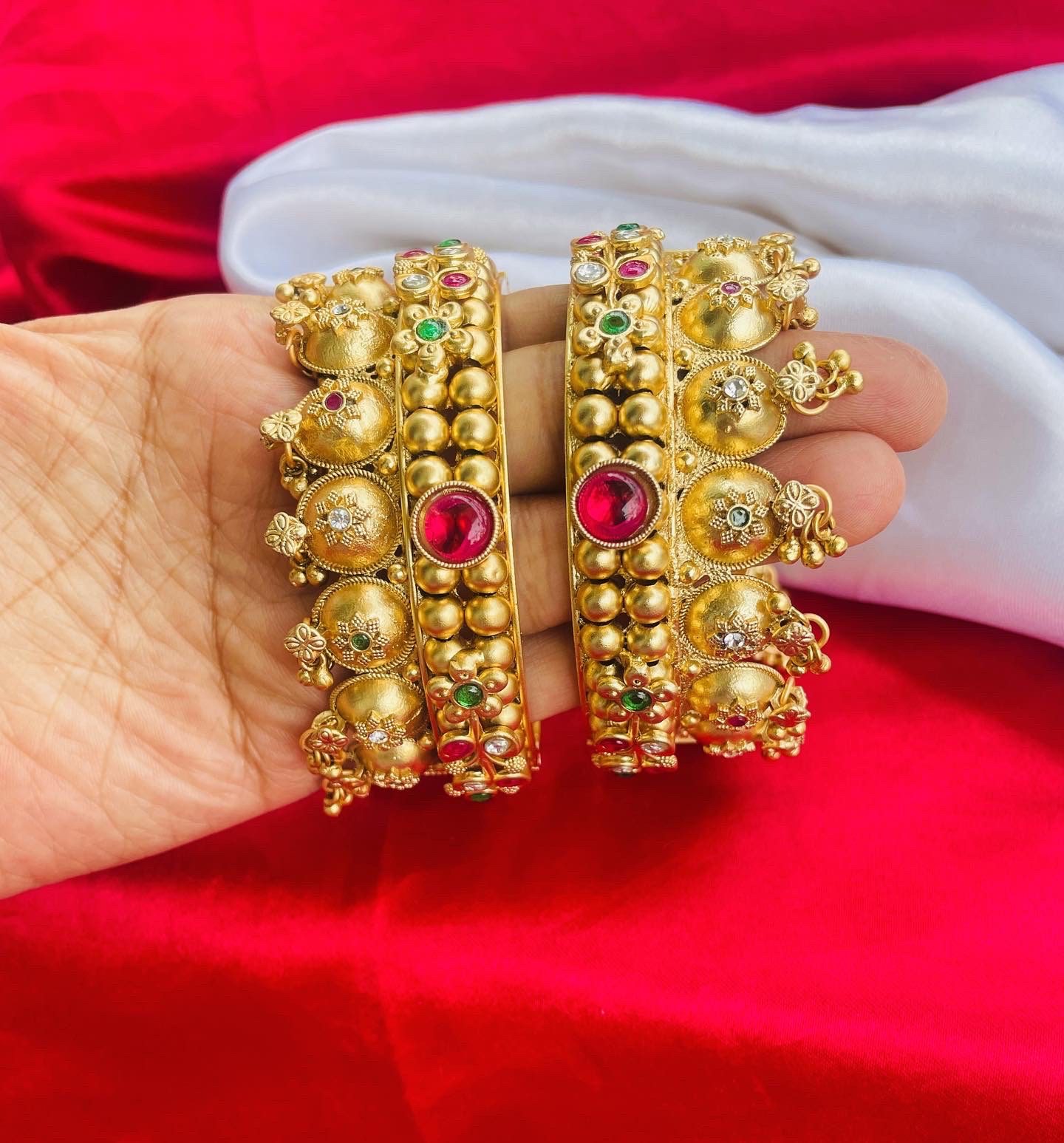 Ghungaru Rajwadi Style Bangles AJP2024-124