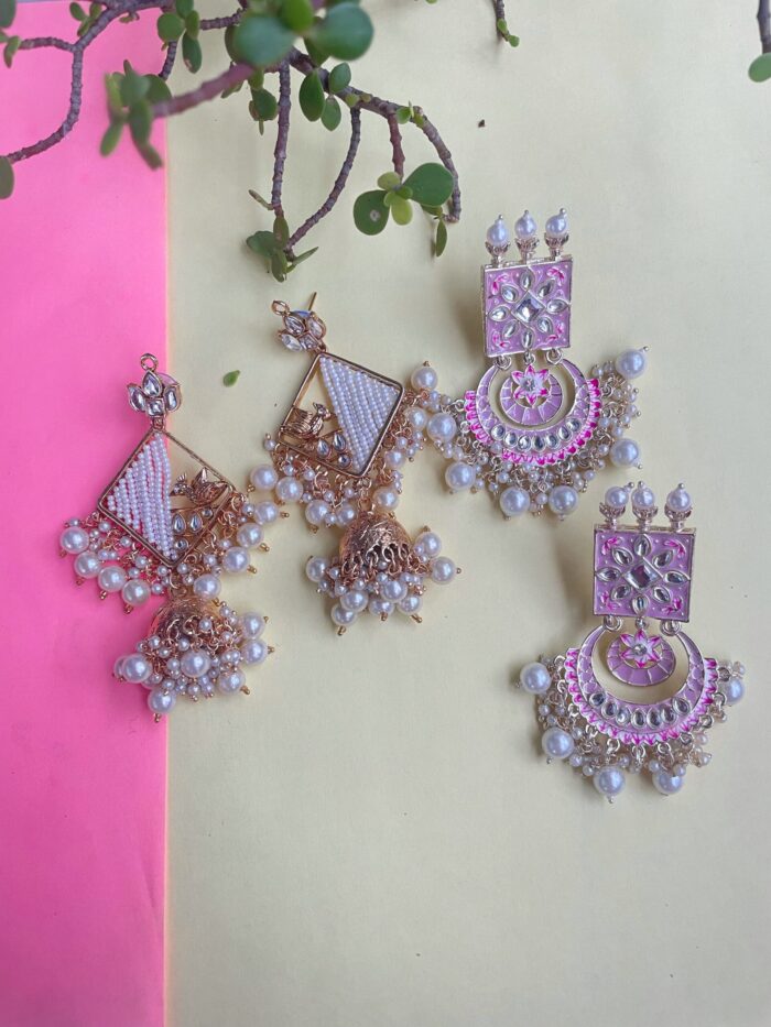 Super Light Weight Earring Combo AJP2023-56