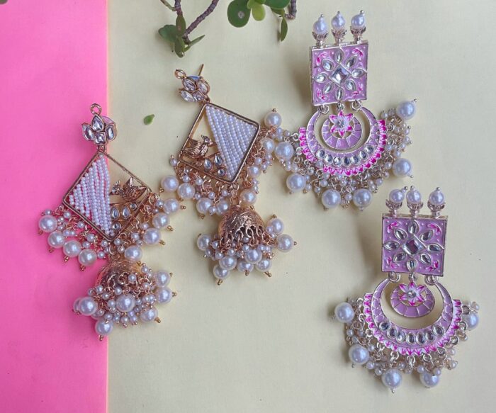 Super Light Weight Earring Combo AJP2023-56