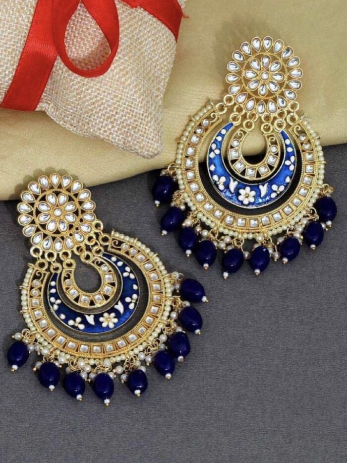 Kundan Meenakari Earring  AJP2022-1