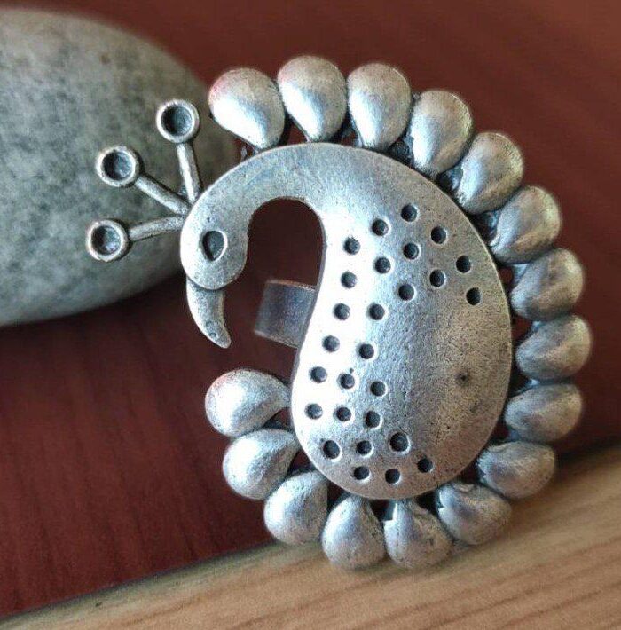 Traditional Silver Oxidised Ring AJP2023-82