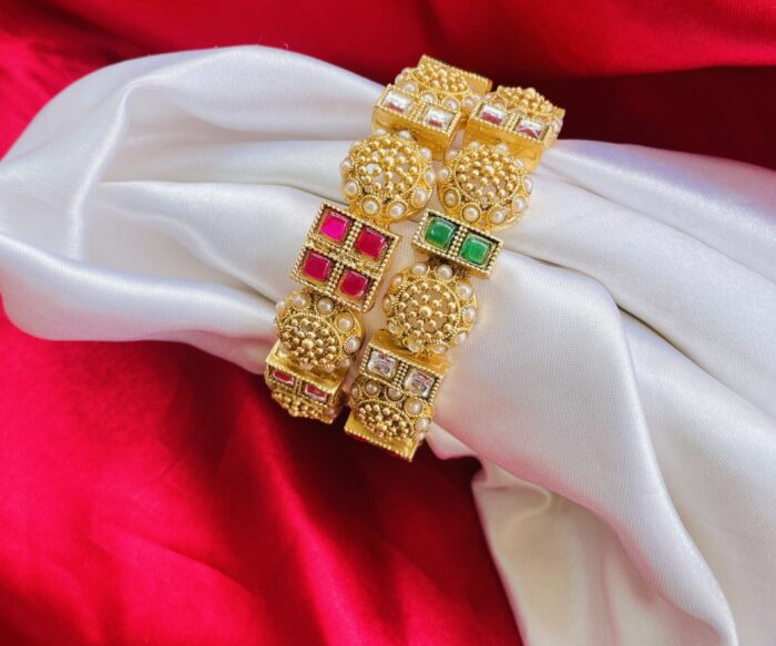 Motti Kundan Bangles AJP2024-94