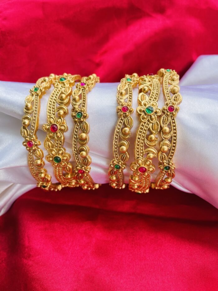 Phoolora Bangles Set AJP2024-146 ( 6 PC)