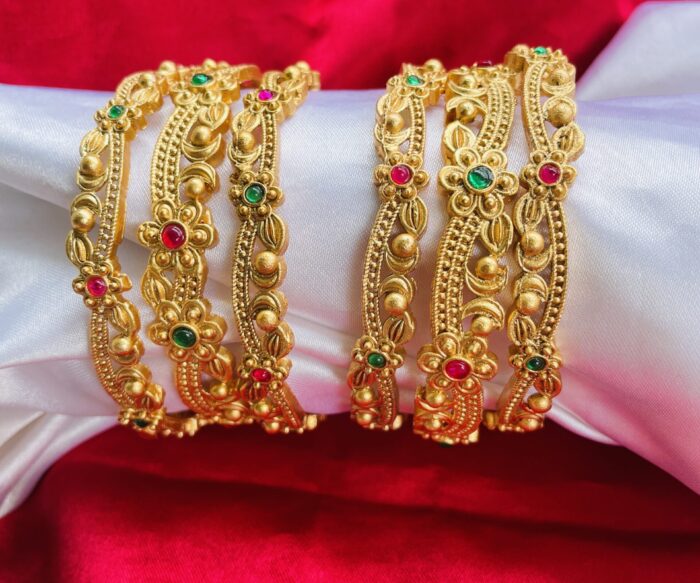 Phoolora Bangles Set AJP2024-146 ( 6 PC)