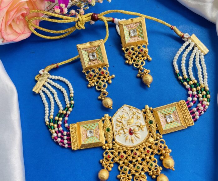 Manmohak Necklace With Earrings AJP2024-350