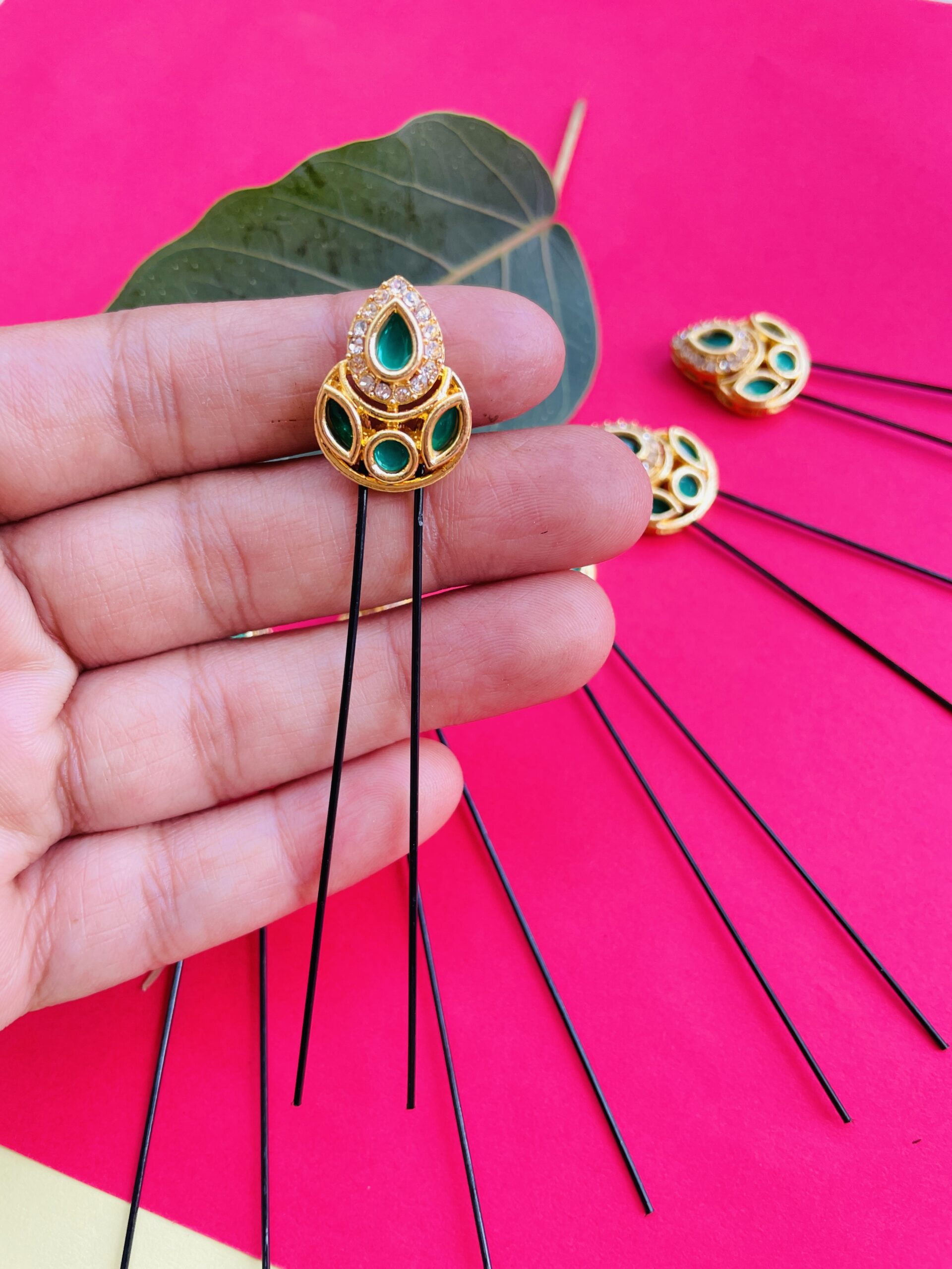 Badami Hair Pin (Pack Of 6 ) AJP2024-241 - Image 3