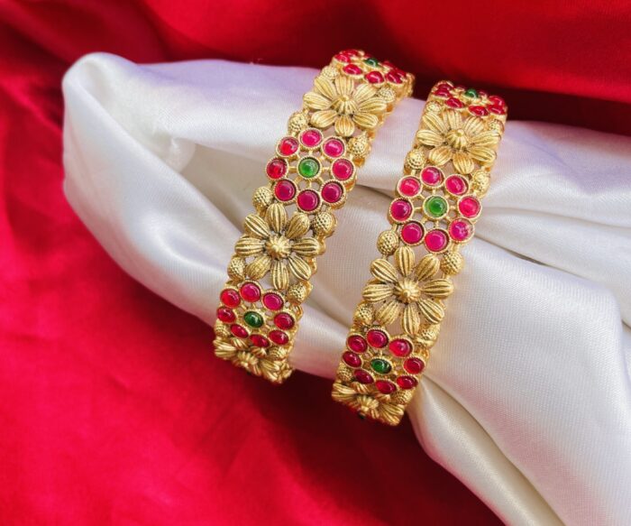 Pushpak Ruby Bangles AJP2024-96