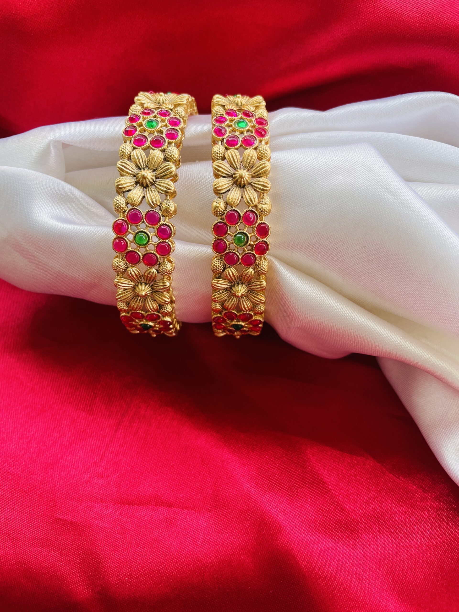 Pushpak Ruby Bangles AJP2024-96 - Image 3