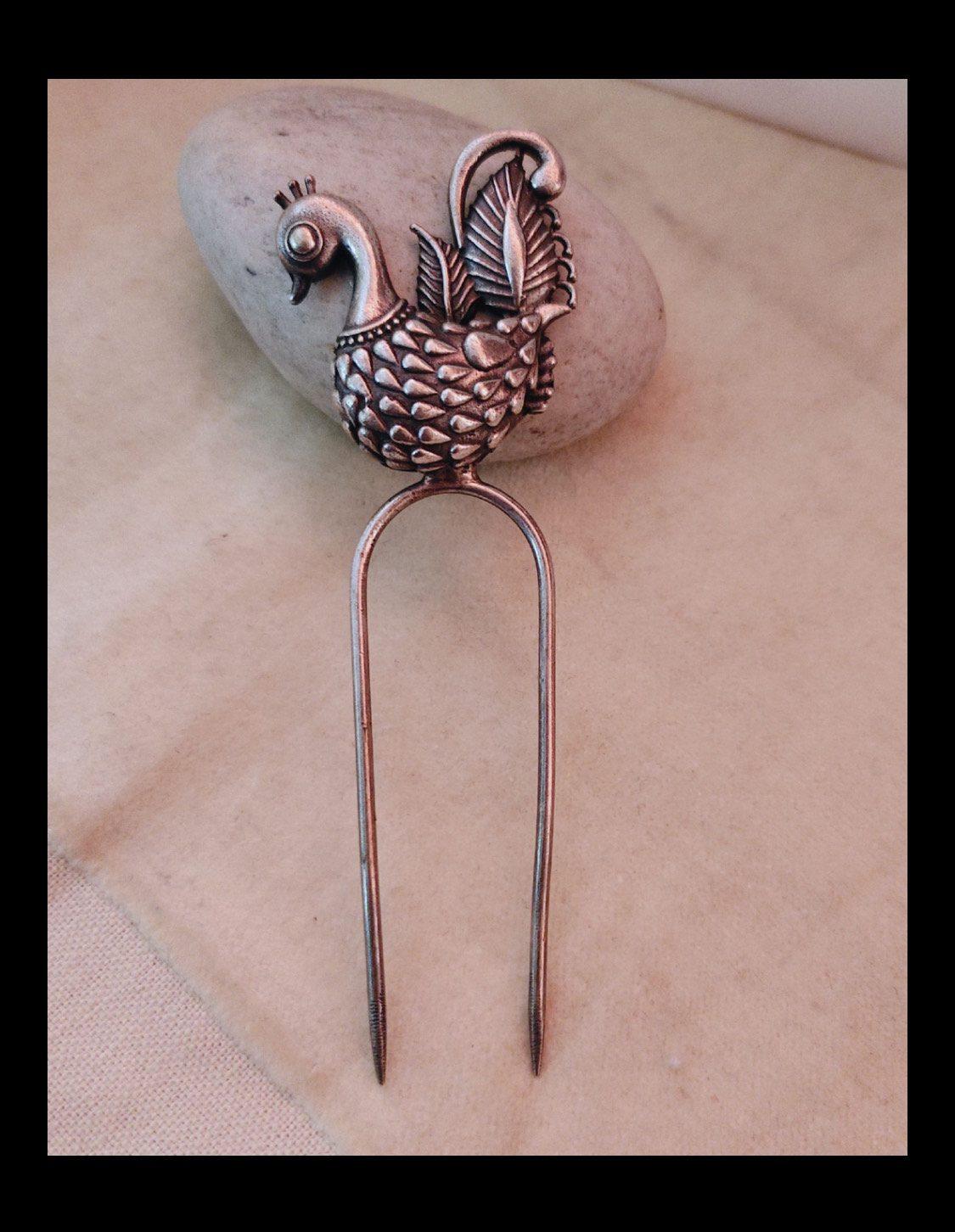Peacock Hair Pin AJP2023-119